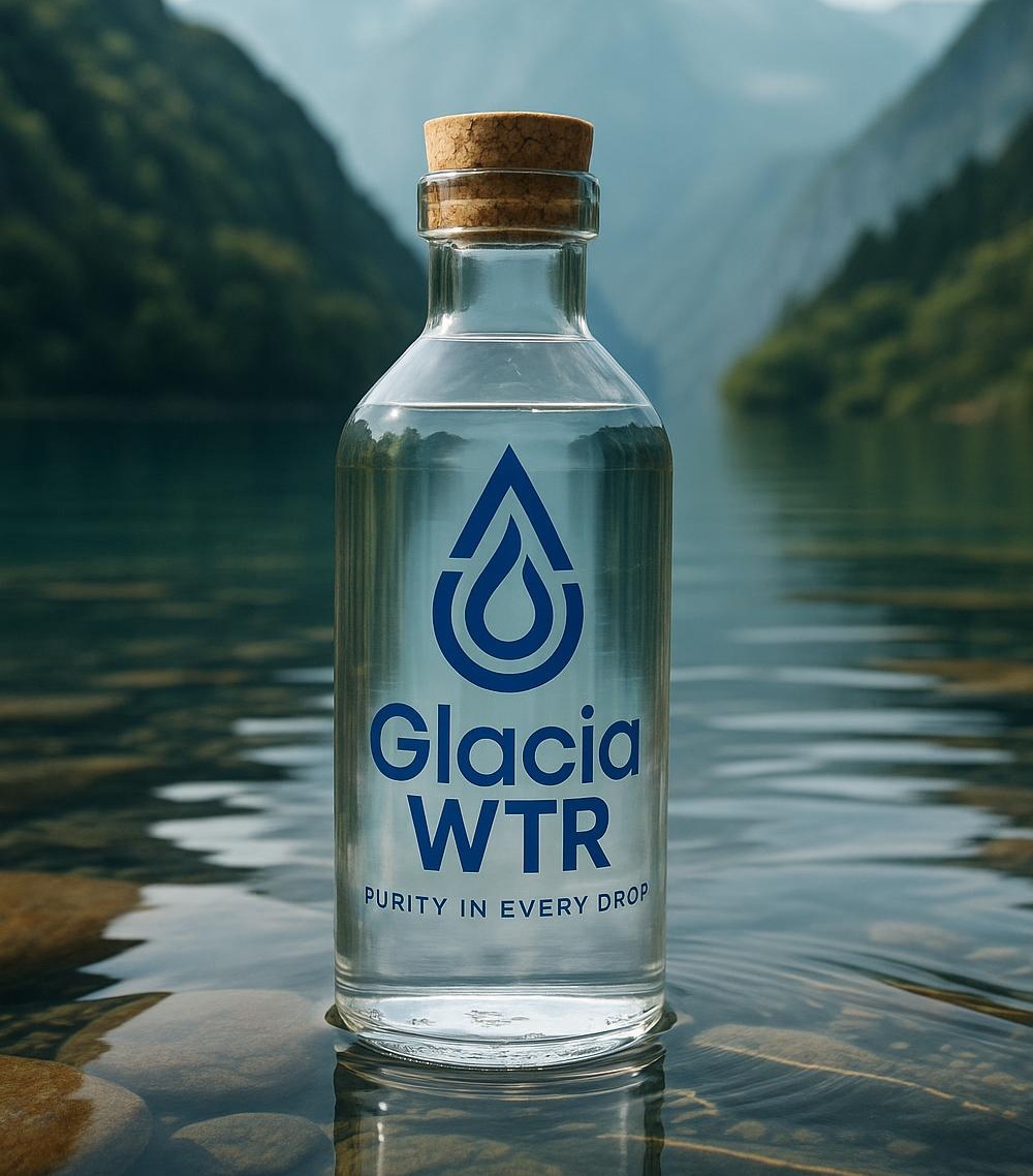 GlaciaWTR Custom Branded Water Bottles